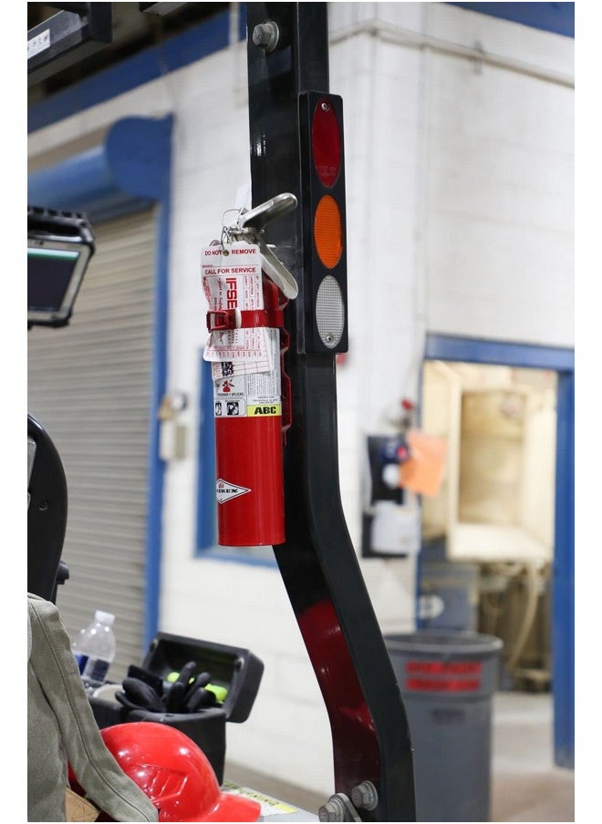AMEREX Amerex B417T, 2.5 Pound ABC Dry Chemical Class A B C Multi-Purpose 2.5 Pound Fire Extinguisher with Wall Bracket  - Image 4