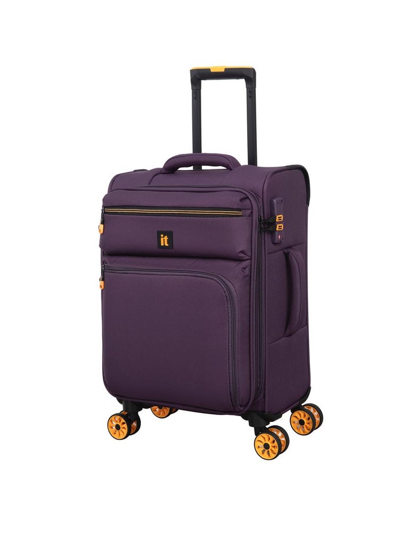 it Luggage it luggage Compartment, Unisex Polyester Material Soft Case, 8x360 Degree Spinner Wheels, Expandable Trolley Bag, Telescopic Handle, TSA Lock, 12-3149-08, Lightweight  - Image 1