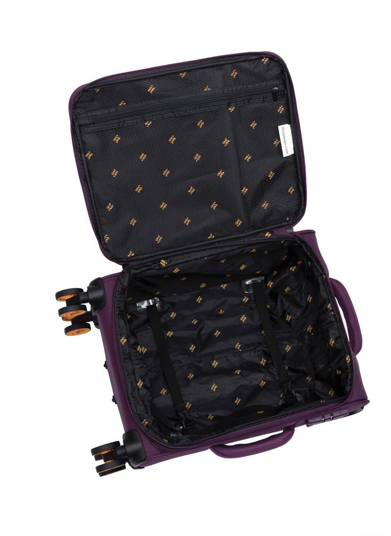 it Luggage it luggage Compartment, Unisex Polyester Material Soft Case, 8x360 Degree Spinner Wheels, Expandable Trolley Bag, Telescopic Handle, TSA Lock, 12-3149-08, Lightweight  - Image 3