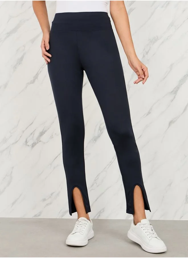 ستايلي Curved Hem Ankle Length Legging