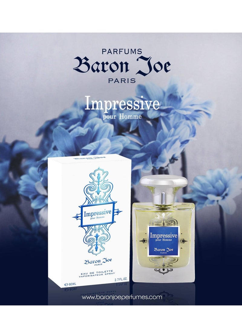 BARON JOE IMPRESSIVE MEN EDT 80ML - Image 2