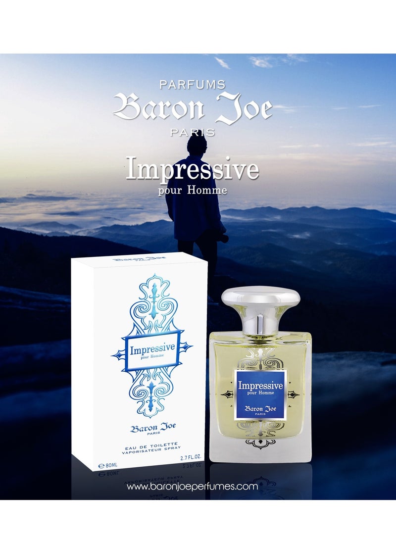 BARON JOE IMPRESSIVE MEN EDT 80ML - Image 3