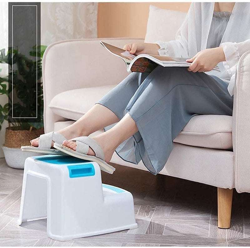 Abhsant 2 Step Stool Kids Step Stool for Toilet Potty TrainingDual Height Step Stool for Toddlers Kids in Kitchen Bathroom Versatile TwoStep Design for Growing Children AB01 - Image 5