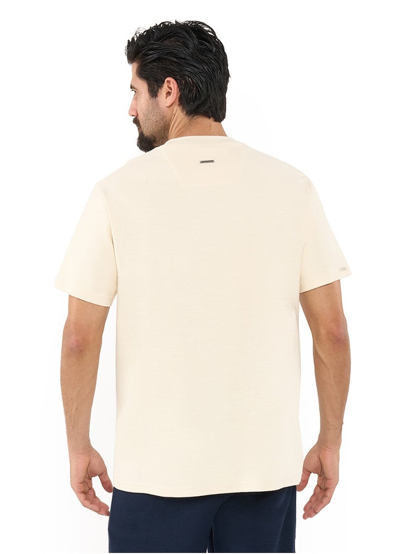 NAUTICA - Essential Regular Fit Premium Cotton Logo Crew Neck T-shirt - Image 1