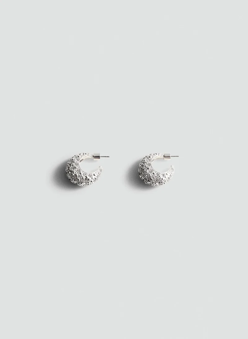 MANGO Lucia Hoop Earrings