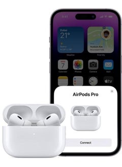 Generic Airpods pro (2nd gan) Wireless Earbuds, Bluetooth Headphones, with Active Noise Cancellation, Adaptive Audio, Transparency Mode, Personalized Spatial Audio, Charging Case, Wireless Charging  - Image 2