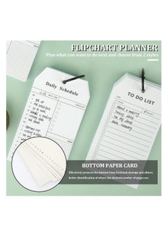 Excefore Loose Leaf Daily Planner Notepad, To Do List Notepad, Refillable Minimalist Daily Schedules, 8Pcs Loose Leaf Daily Hourly Planner, Daily Appointment Notepad, 52 Sheets Per Pad, 3.15×5.51in  - Image 5