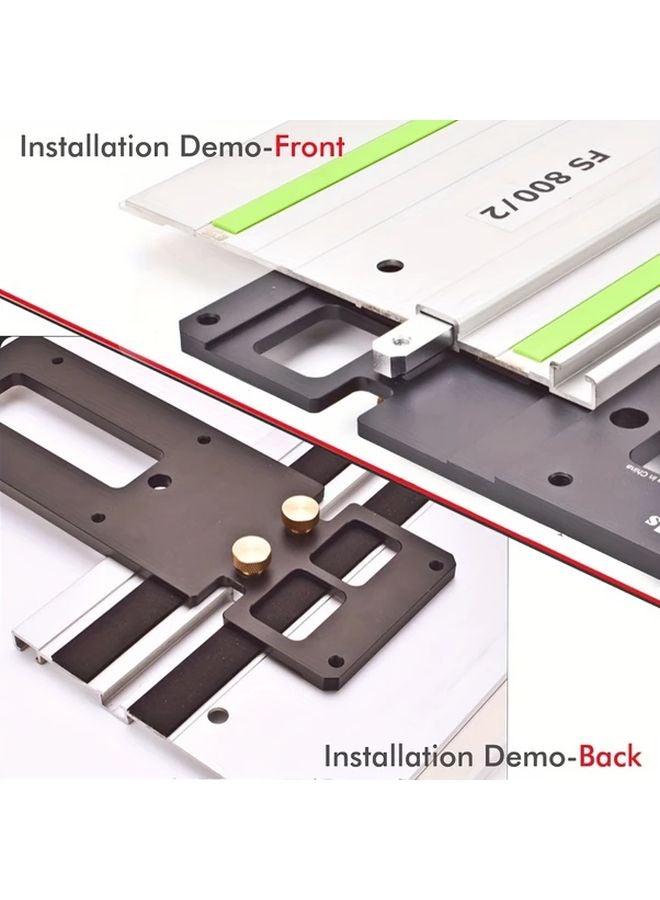 Alloy Track Saw Square Rail Precision Woodworking Circular Saw Guide - Image 5