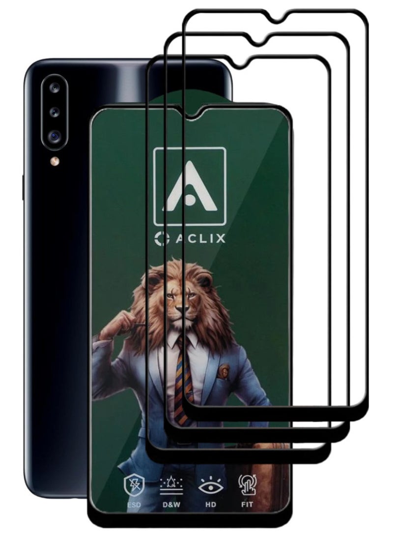 ACLIX 3 Pieces Antistatic ESD Dustproof Premium Quality High Definition Tempered Glass Screen Protector Designed For Samsung Galaxy A20s - Image 1