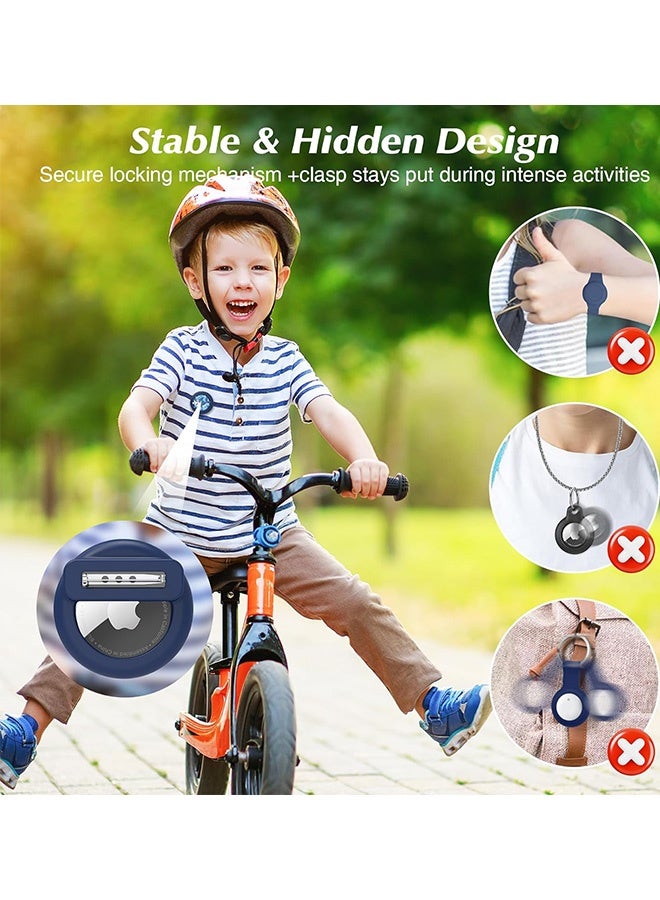 2 Pack Cute Cartoon AirTag Holder Case with Dinosaurs and sharks Design Silicone AirTag Cover with Safety Brooch Pin Anti Lost Protective Case for Kids, Boys Clothing Backpacks,School Bag,Travel,Daily Outdoor Use - Image 3
