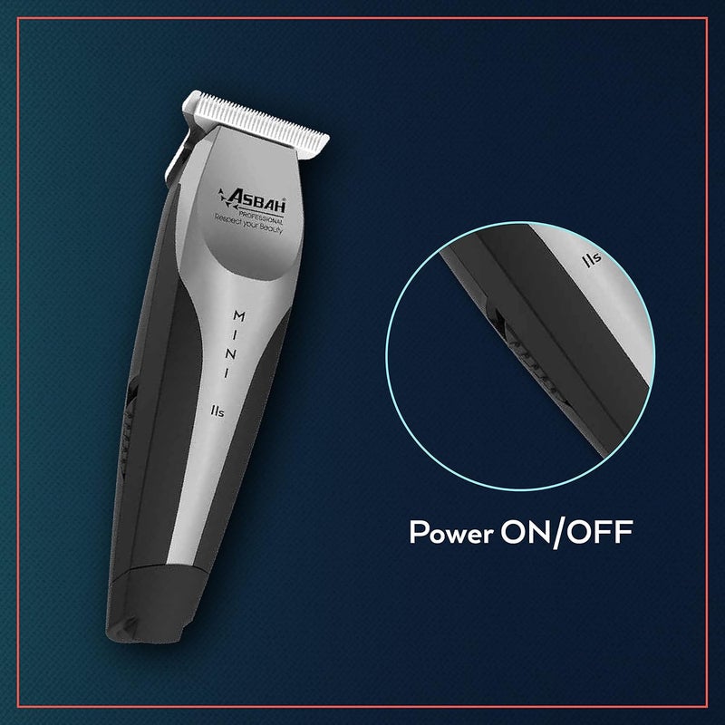 Asbah Professional Mini Iis Trimmer  Cordless Trimmer  Clipper with Guide Comb  One Year Warranty Lifetime Repair  Services Multicolor - Image 5