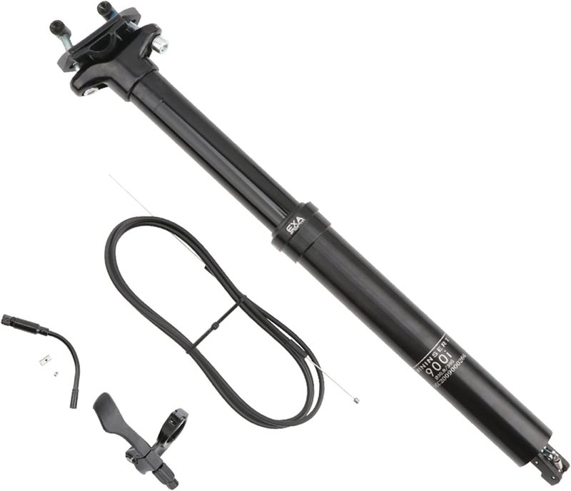 klarako Mountain Bike MTB Dropper Post Seatpost - Height Adjustable Bicycle Seatpost Remote 30.9mm 31.6mm - Internal Routing - Image 1