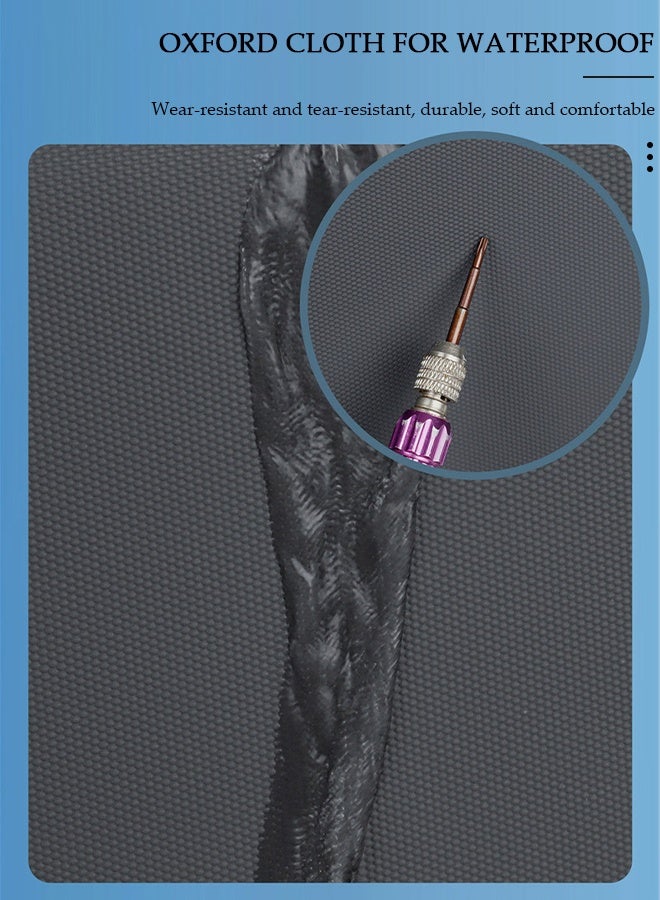 DUNISO 15.6 Inch Laptop Bag with Pocket, Handbag Computer Case for Waterproof Briefcase,Durable Computer Carrying Case with Telescopic Handle, Tablet Bag, Portable Laptop Sleeve Case, Casual Laptop Bag for Men and Women Work Office - Image 4