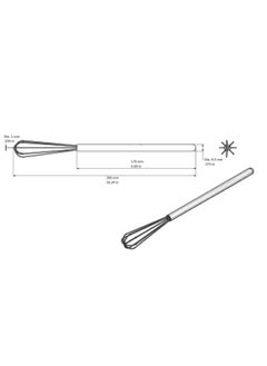 Rattleware Rattleware 10.5” Long-Handle Silver Espresso Round Coffee Whisk – Designed for perfect coffee distribution with a stainless-steel , ideal as a coffee whisk, long handle whisk, and espresso stirrer  - Image 2