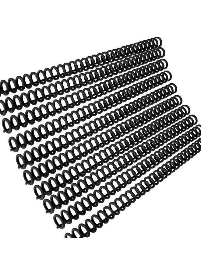Kw-trio 10pcs Plastic 30-Hole Loose Leaf Binders Ring Binding Spines Combs 85 Sheets Capacity for DIY Paper Notebook Album Office School Supplies  - Image 1