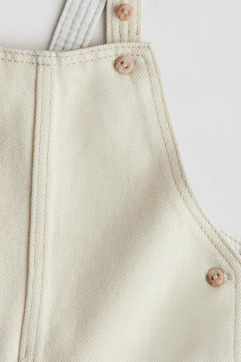 H&M Denim dungaree shorts