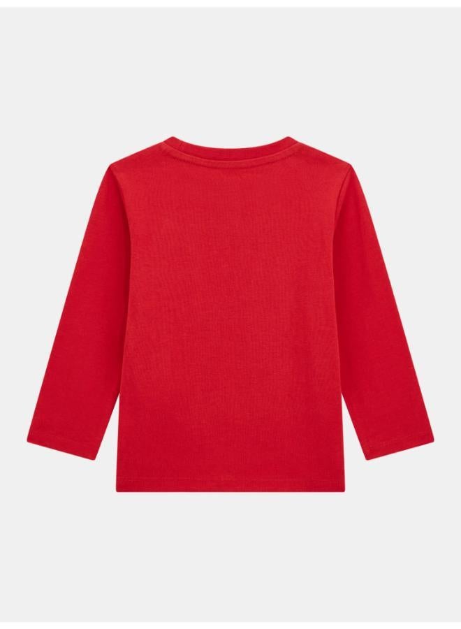 GUESS Kids Slogan Crew neck T-Shirt - Image 2