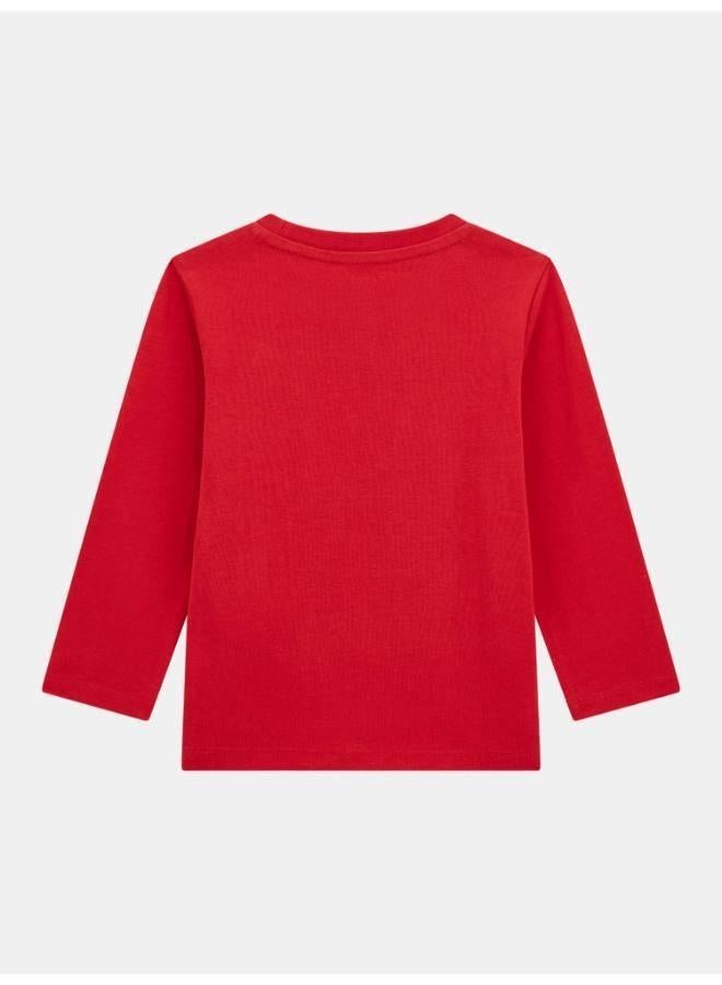 GUESS Kids Slogan Crew neck T-Shirt - Image 3