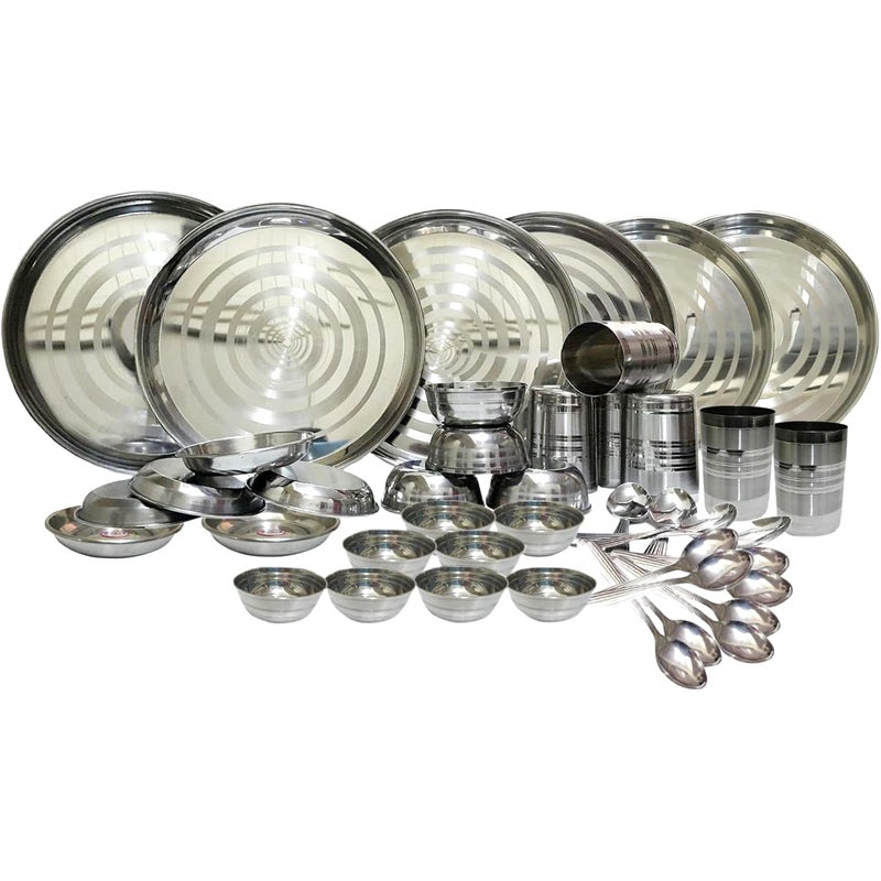 Dynore Stainless Steel 42 Pcs Tool Touch Dinner Set - Image 1