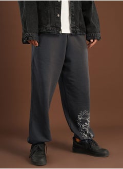 In Your Shoe Dark Grey Printed Swants  - Image 2