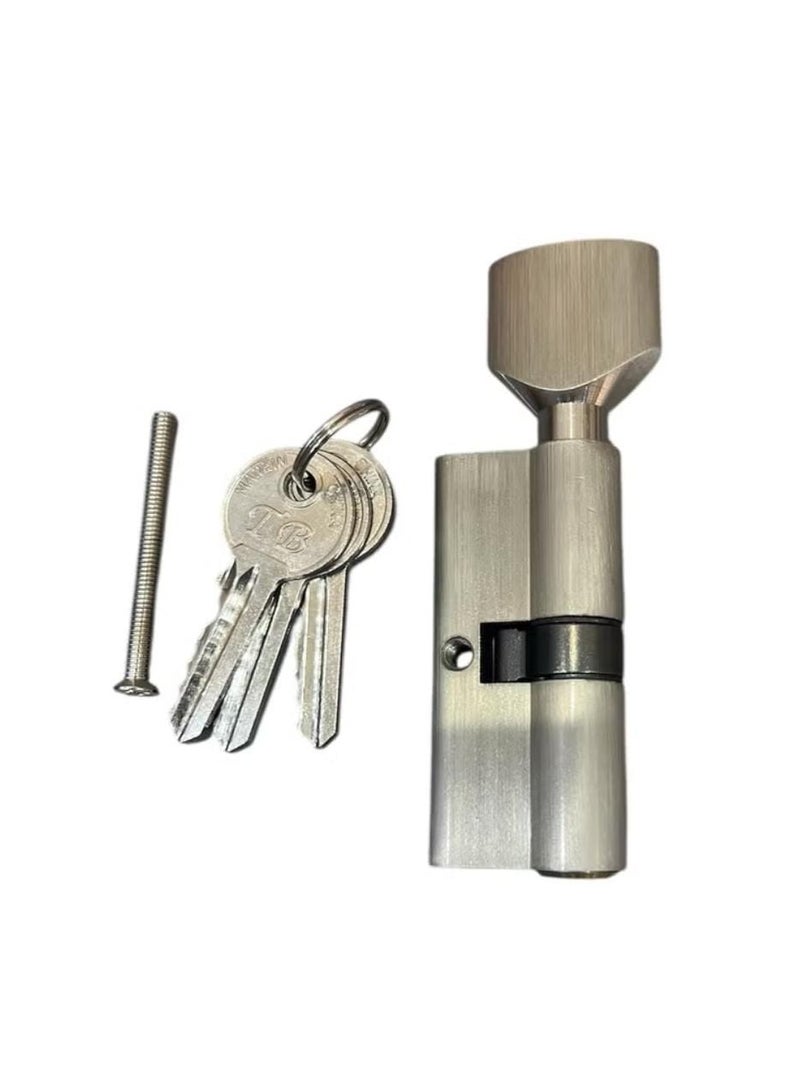 Set of 20cm Silver Door Lock and Keys