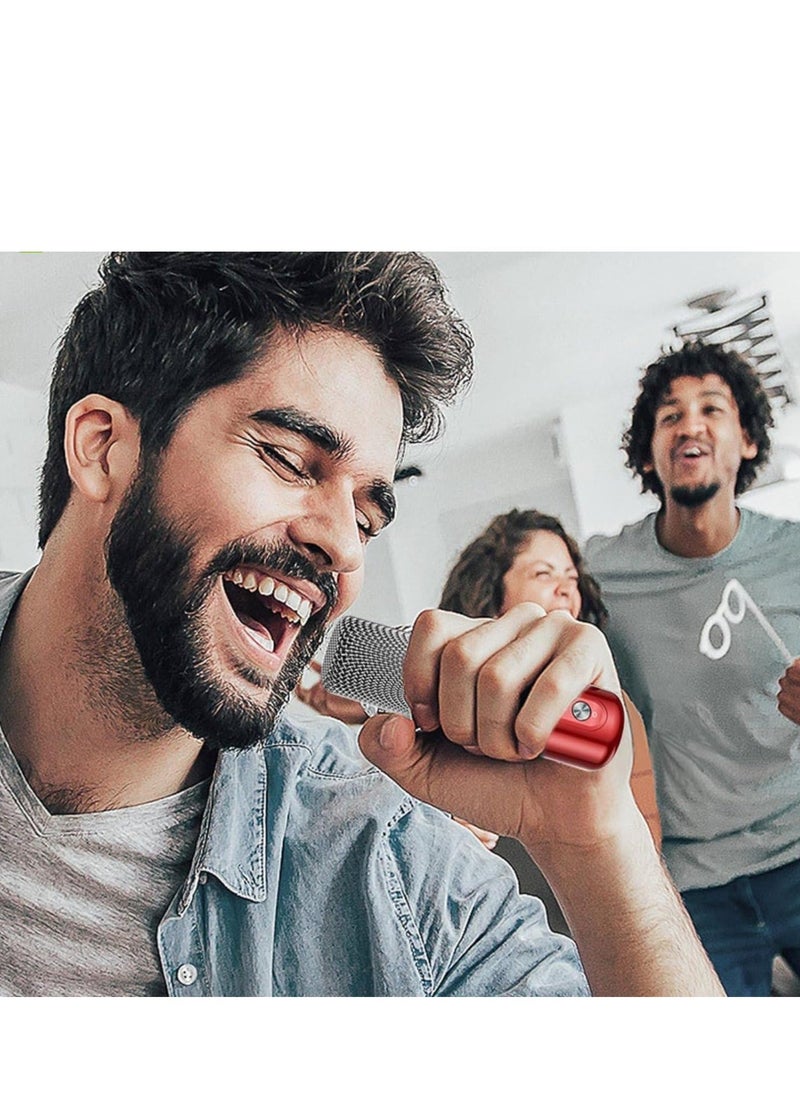 JAJEEK Portable Bluetooth Karaoke Speaker – Rechargeable Wireless Microphone, Type-C Charging, Various Voice Modes, TF Card Support, High-Quality Sound, Compact & Portable, Black - Image 5