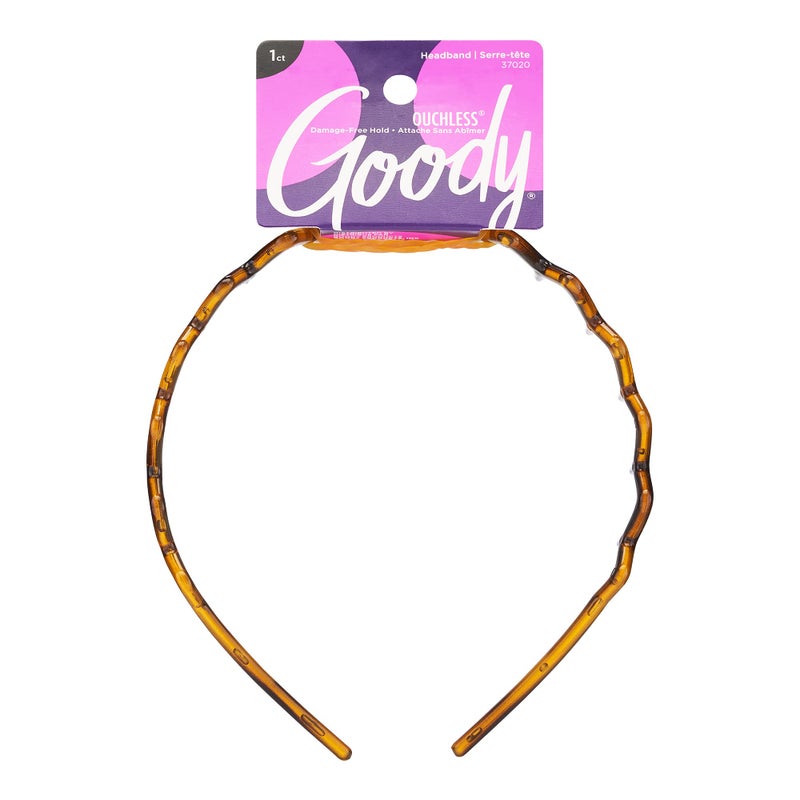Goody Ouchless Headband For All Hair Types - Zigzag Tooth - Comfort Fit for All-Day Wear - Beautiful Design for Instant Style - Pain-Free Hair Accessories for Women, Men, Boys & Girls - Image 1