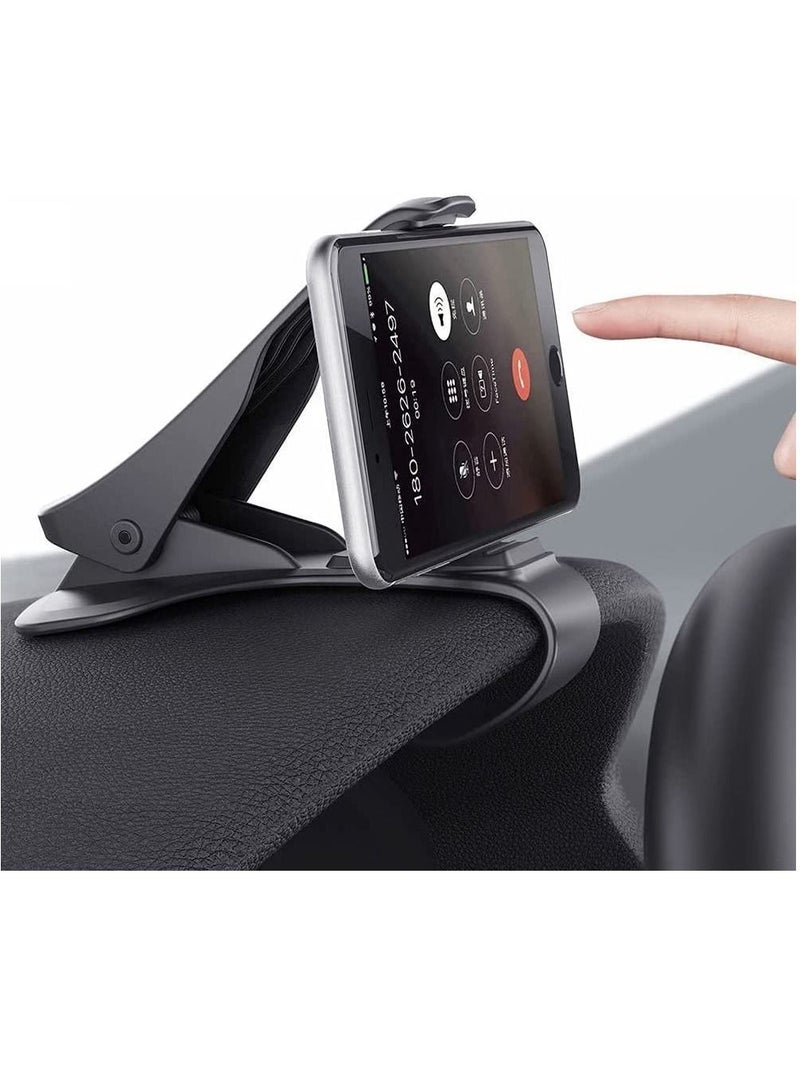 Car Phone Holder Dashboard Cellphone Mount Mobile Clip Stand HUD Non-Slip Cell Phone Holder Design for Smart phone(3.0-6.5inch) - Image 1