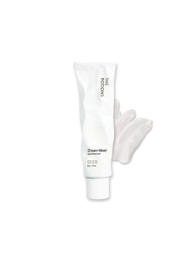 THE POTIONS Cica Complex Moisturizer Cream Mixer for Skincare l Korean Skincare, Cruelty-free, Hypoallergenic - 50g  - Image 1