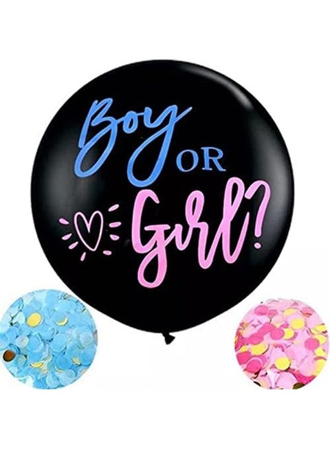 Gender Reveal Balloons, 36 Inch Boy or Girl Balloons Decoration, Baby Shower Gender Reveal Party