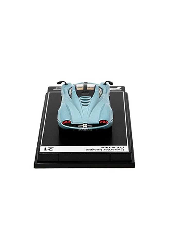 PosterCars PosterCars - 1:64 Scale Pagani Huayra Codalunga (Azzurro Sardegna) Hypercar League Collection  - Image 3