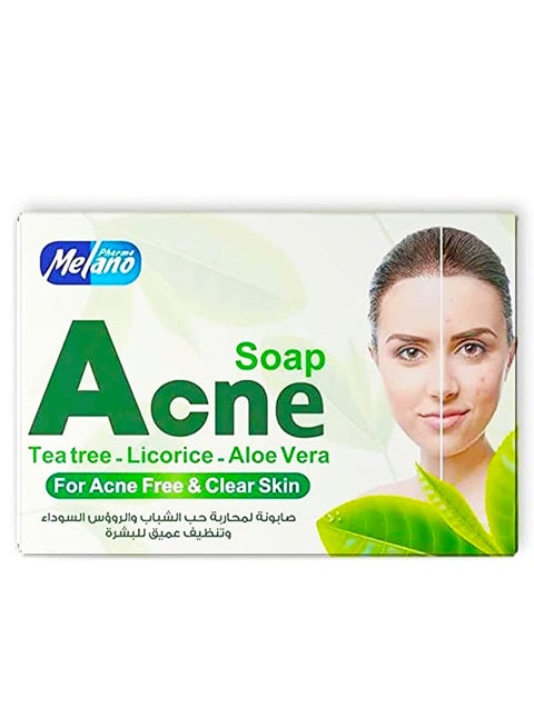 Acne Soap with Tea tree Licorice and Aloe Vera Extract for clear & acne free skin