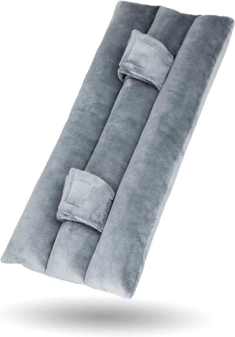 BELINOUS Seat Belt Pillows for Post Mastectomy Surgery, Seatbelt Chest Cushions After Heart Surgery for Car, Port Pillows for Chemo and Breast Cancer Patients' Comfort (Gray) - Image 1