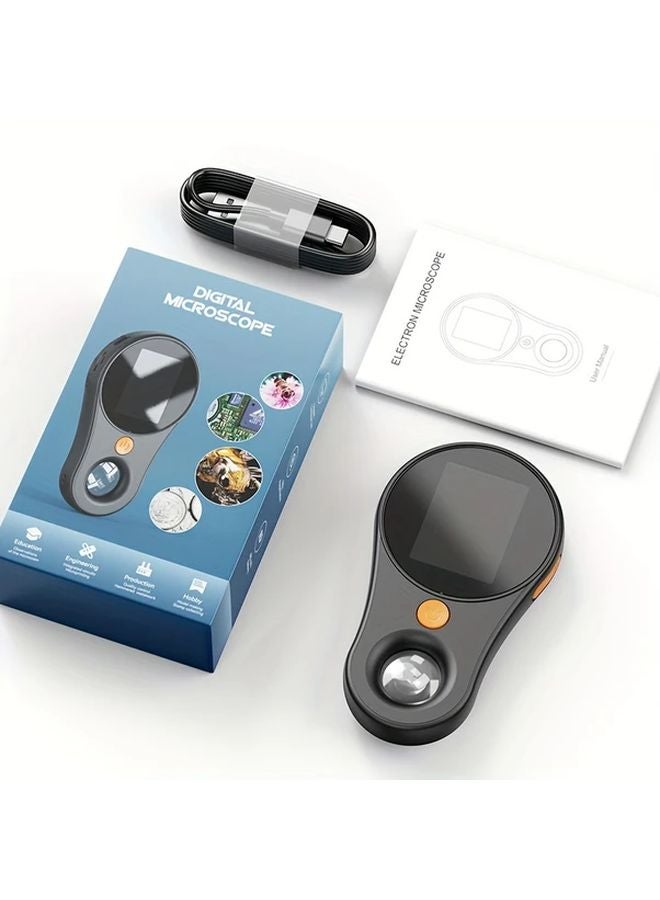 Black 500X High Precision Portable Handheld Digital Microscope For Maintenance Welding Scientific Research - Image 1