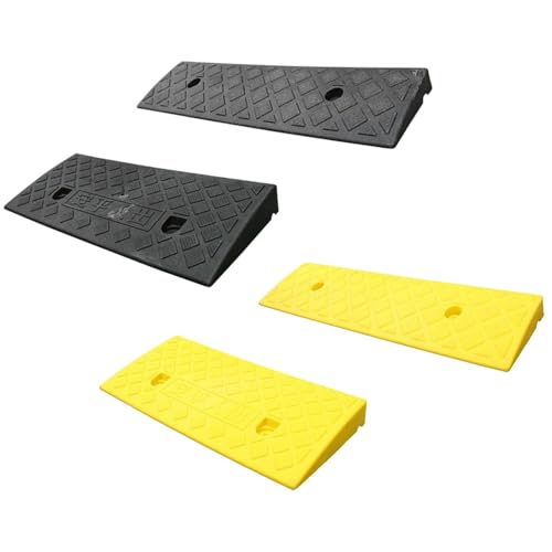 CALANDIS™ Curb Ramp Lightweight Auto Driveway Curb Ramp for Motorcycle Mowers Rvs H 3cm Black | Access Ramps | Mobility Furniture & Fixtures | Medical, Mobility & Disability - Image 2