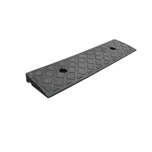 CALANDIS™ Curb Ramp Lightweight Auto Driveway Curb Ramp for Motorcycle Mowers Rvs H 3cm Black | Access Ramps | Mobility Furniture & Fixtures | Medical, Mobility & Disability - Image 1