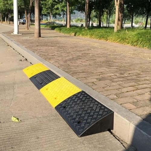 CALANDIS™ Curb Ramp Lightweight Auto Driveway Curb Ramp for Motorcycle Mowers Rvs H 3cm Black | Access Ramps | Mobility Furniture & Fixtures | Medical, Mobility & Disability - Image 3
