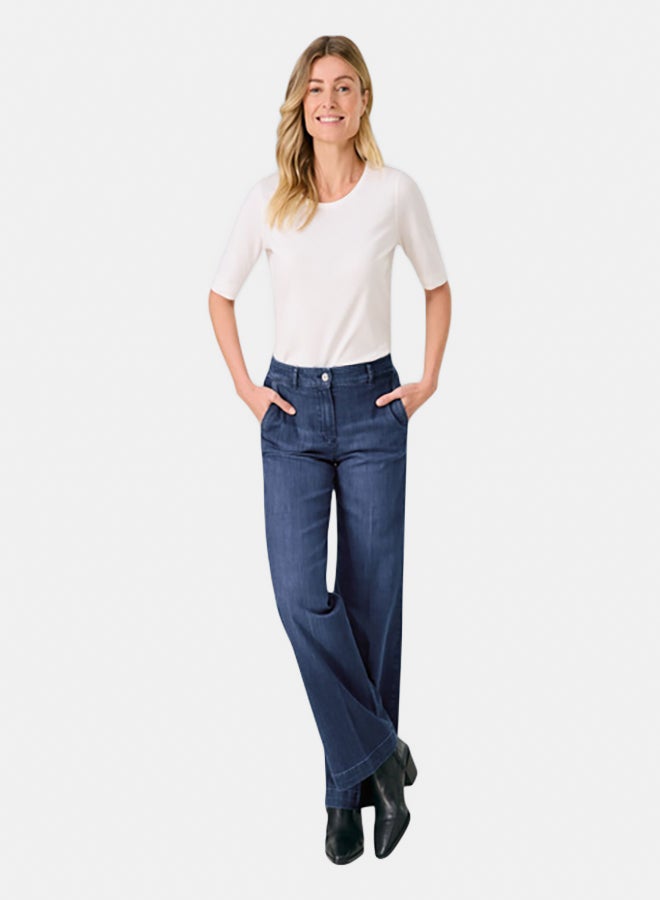 GERRY WEBER Wide-Leg Jeans With Stretch For Comfort  - Image 1