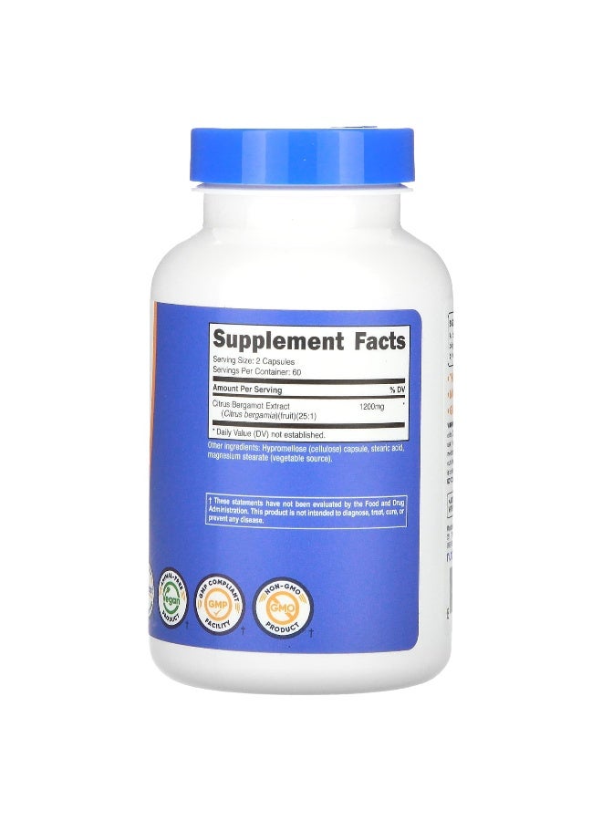 Nutricost, Citrus Bergamot, 1,200 mg , 120 Capsules (600 mg per Capsule) - Image 2