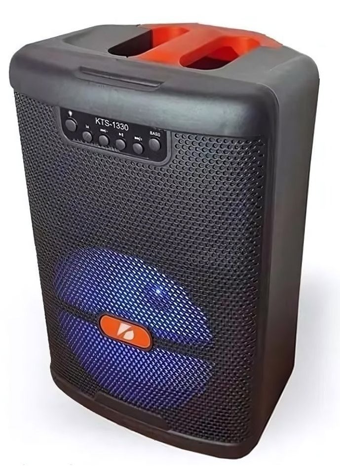 KTS - KTS-1330 Portable Bluetooth Speaker with Wireless Microphone - Image 1