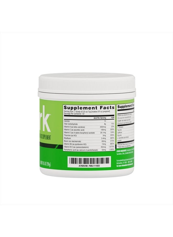 AdvoCare - Spark Vitamin & Amino Acid Supplement - Focus & Energy Supplement Mix - Powdered Energy Supplement Mix - Powder Supplement Mix - Amino Acids - Limeade - 10.5 oz - Image 1