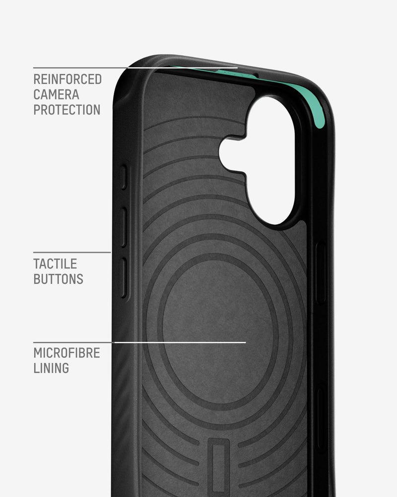 Mous for iPhone 17 Case, Compatible with MagSafe - Limitless - Protective Carbon Fibre Cover for iPhone 17 - Shockproof, Full Camera Protection, Anti-Scratch Back, Black - Image 3