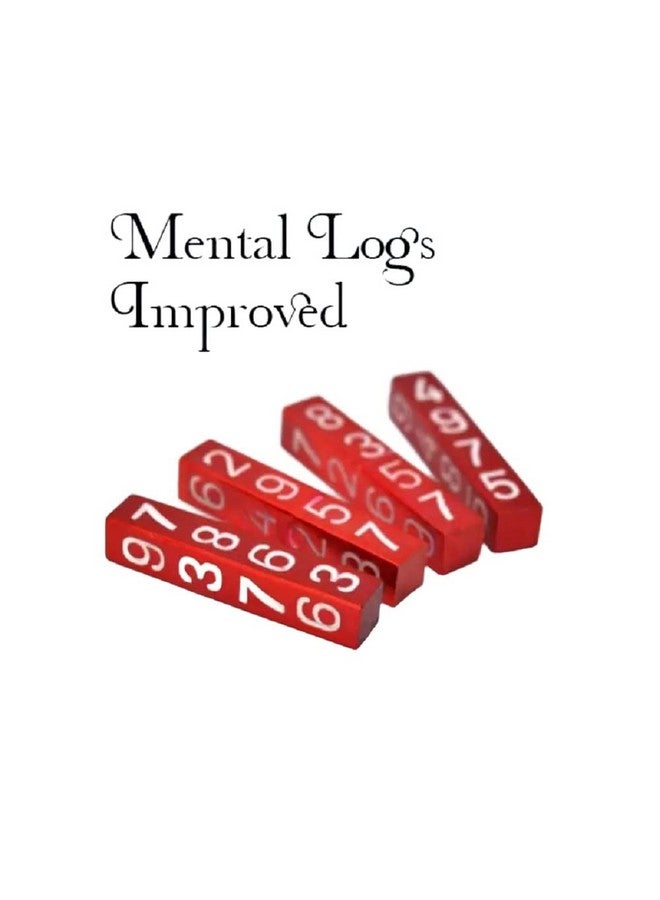 MilesMagic Magician’S Mental Logs Gimmick Improved Version Mind Prediction Slates Predict Any Number Calculation Close Up Mentalism Metal Rods Prop Real Magic Trick - Image 1