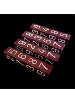 MilesMagic Magician’S Mental Logs Gimmick Improved Version Mind Prediction Slates Predict Any Number Calculation Close Up Mentalism Metal Rods Prop Real Magic Trick  - Image 5