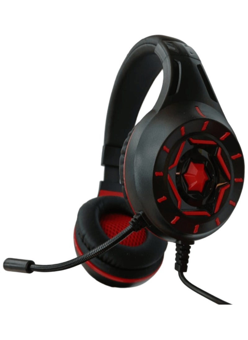 Generic Z90 Wired Gaming Headset – Immersive 3D Sound with Noise Cancelling Mic & LED Lights  - Image 3
