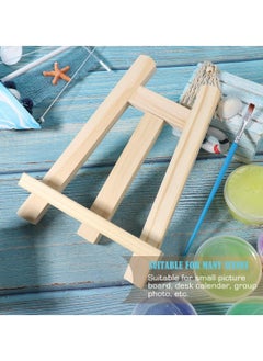 SYOSI Wooden Table Top Easel Made from solid Beech Wood for Artist Display Painting Canvas and Frames Perfect Events Exhibitions Conventions  - Image 2