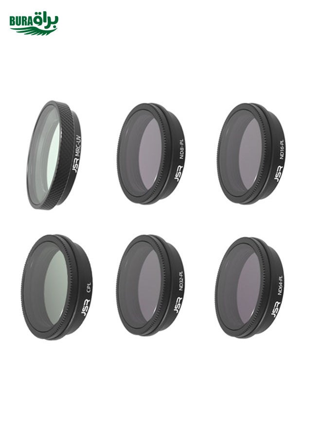 BURAQ For Insta360 GO 3S JUNESTAR Camera Lens Filter, Filter:6 in 1 Adjustable  - Image 1