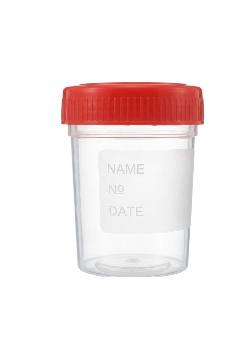 Protect Sample collection bottle120ml ,Urine Bottle,Specimen Cup ,Individually wraped with Lids 40z,120ml - Image 1