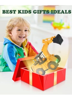 Excefore Excavator Truck Kids Toys, Electric Universal Wheel Children Car Toys for 2-5 Toddler, Toys Digger Truck with Light and Music Birthday for 2 for 3 4 5 6 7 8 Years Old  - Image 2