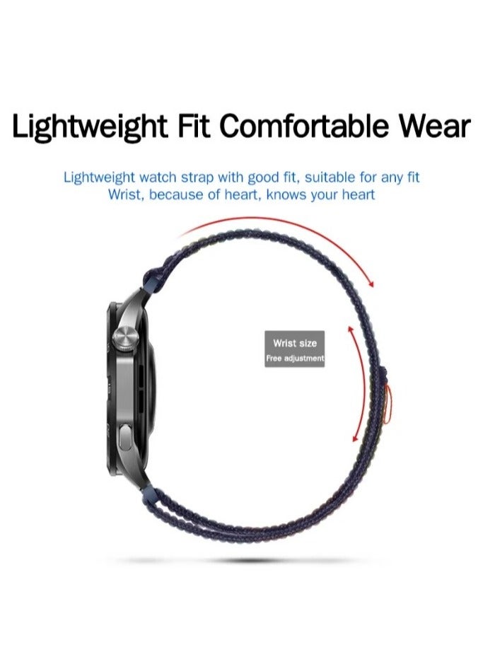 2 Packs of straps compatible with Huawei Watch Fit 3/Fit 4 strap, soft breathable nylon strap, metal buckle replacement strap matching  - Image 2